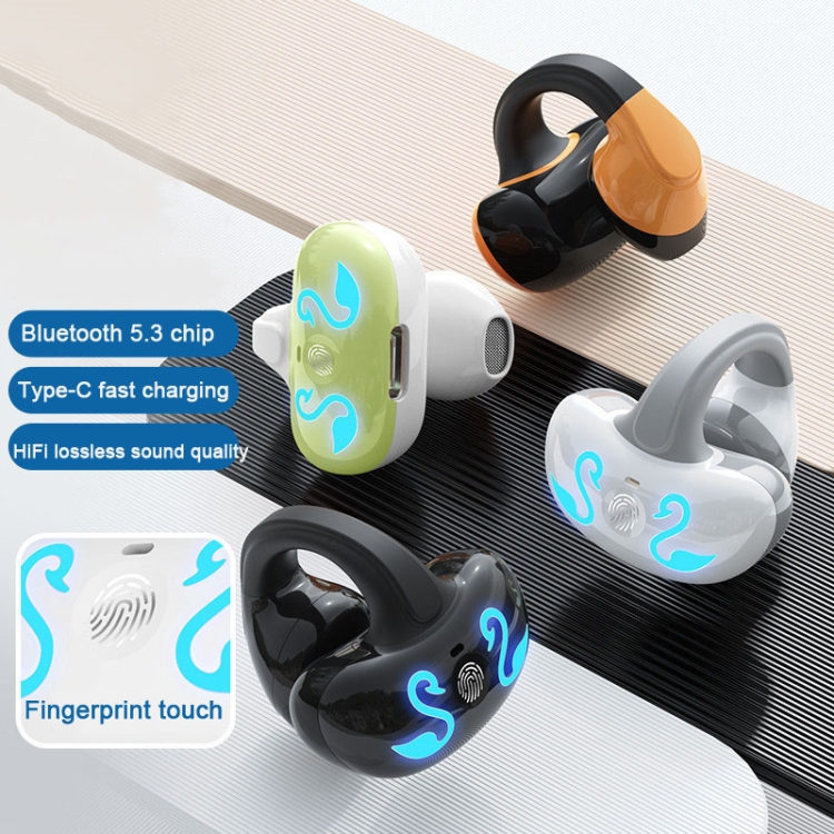 GD68 Bluetooth 5.3 Headphones clip-on Ear Non-in-ear Wireless Air Conduction Sports Headphones Boxed Package(Black)