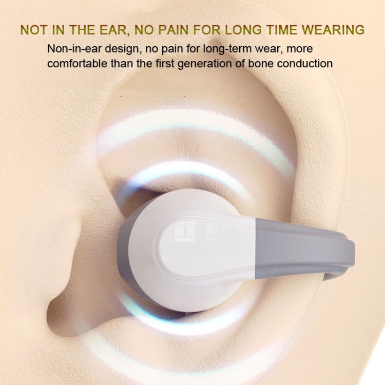 GD68 Bluetooth 5.3 Headphones clip-on Ear Non-in-ear Wireless Air Conduction Sports Headphones Boxed Package(Black)