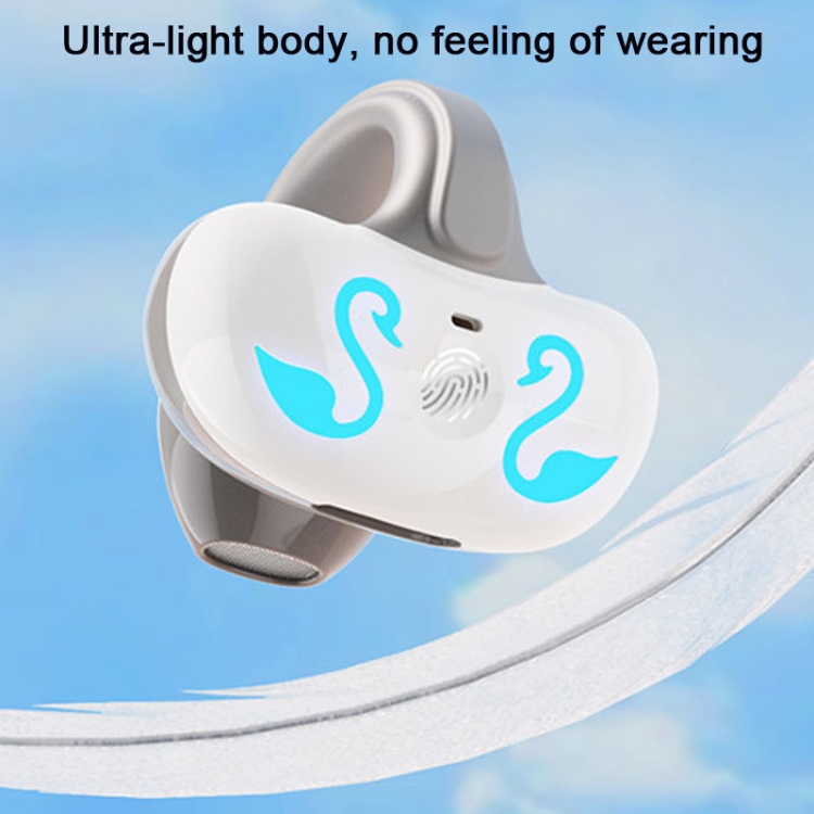GD68 Bluetooth 5.3 Headphones clip-on Ear Non-in-ear Wireless Air Conduction Sports Headphones Boxed Package(Black)