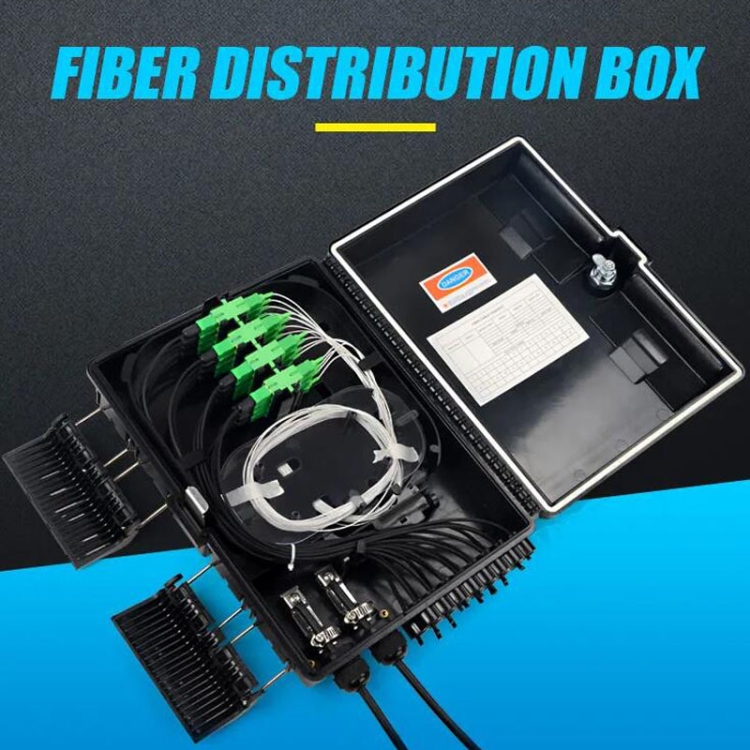 La caja de distribución FTTH con divisor de 16 PLC puede contener hasta 16 cables de bajada de suscriptores - 6