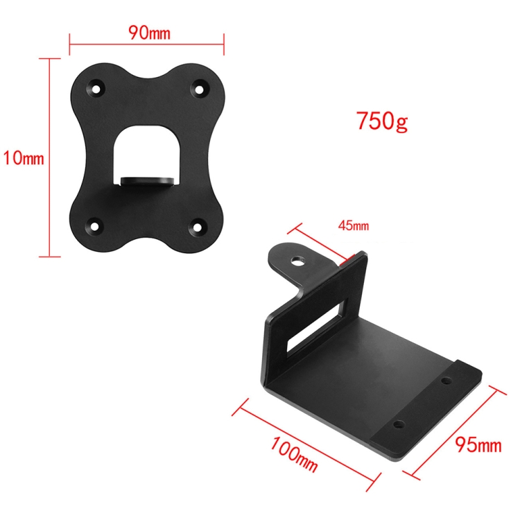 For SONOS Era300 WiFi Wireless Bluetooth Speaker Metal Wall Hanging Bracket(Black) For SONOS Era300 WiFi Wireless Bluetooth Speaker Metal Wall Hanging Bracket(Black)