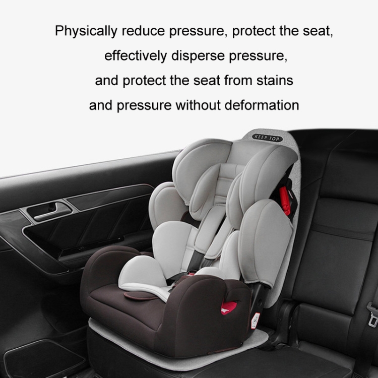 Siège de sécurité pour enfant de voiture, coussin de protection Anti-usure  épais antidérapant (noir)