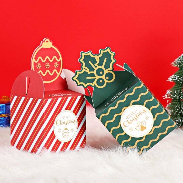 Christmas Eve Apple Packaging Gift Box Candy Box(White)