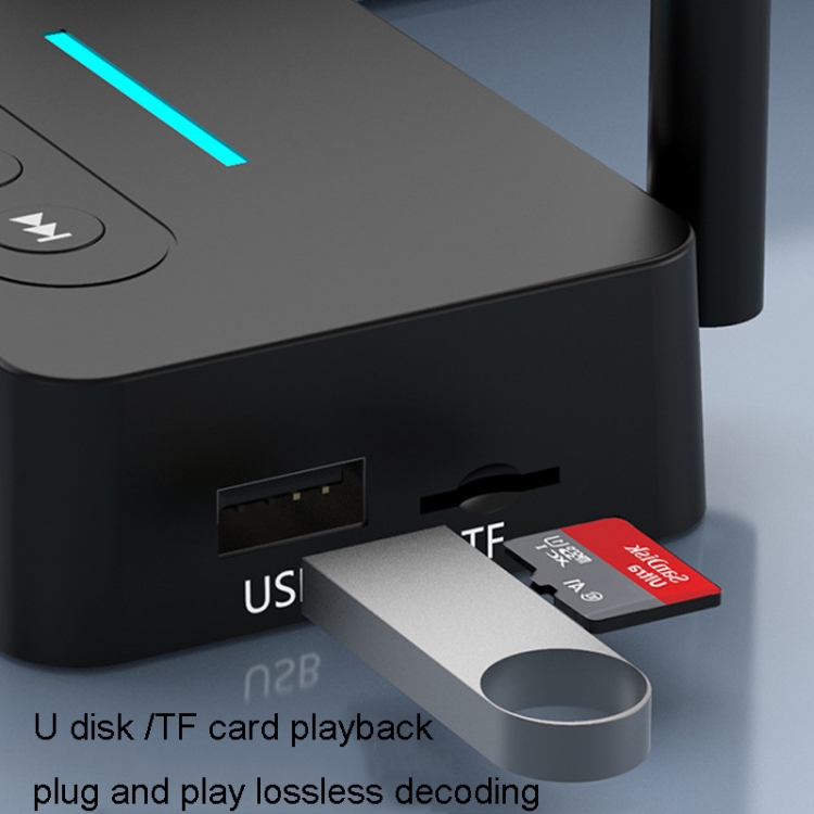 Bluetooth Audio Adapter NFC Bluetooth Receiver Transmitter 2 In 1 With Remote Control Bluetooth Audio Adapter NFC Bluetooth Receiver Transmitter 2 In 1 With Remote Control