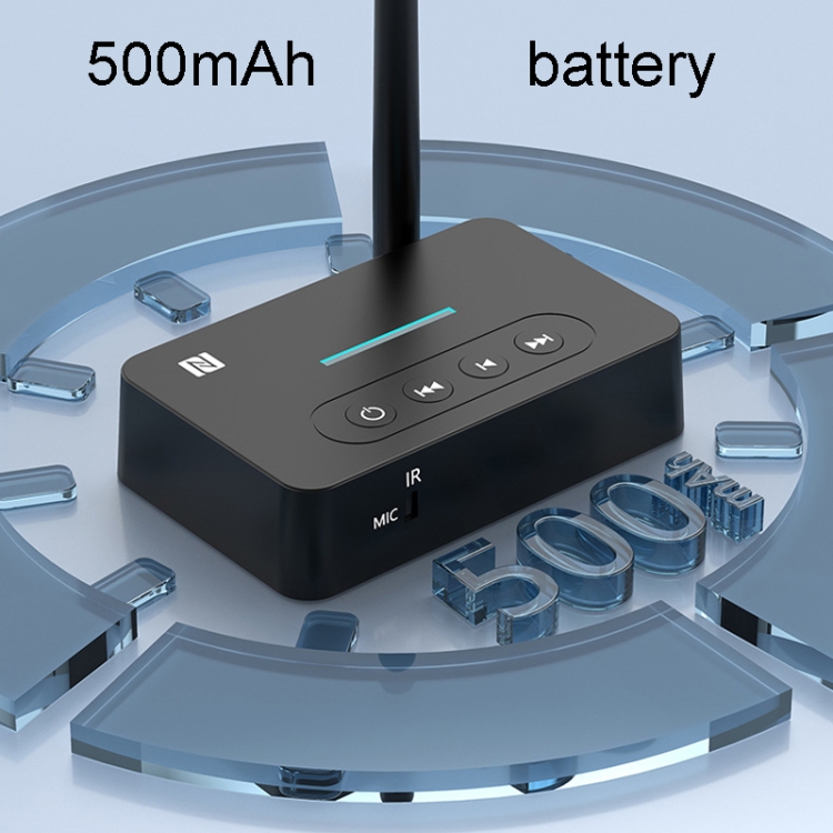 Bluetooth Audio Adapter NFC Bluetooth Receiver Transmitter 2 In 1 With Remote Control Bluetooth Audio Adapter NFC Bluetooth Receiver Transmitter 2 In 1 With Remote Control