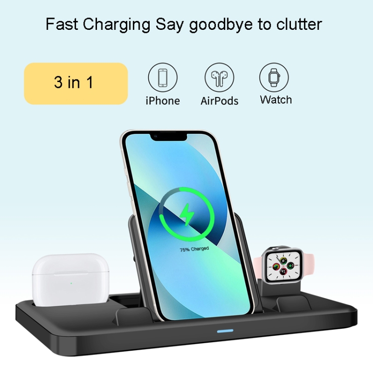 For IPhone / Apple Watch / AirPods Series Multi-Functional Charging Stand 3 In 1 For IPhone / Apple Watch / AirPods Series Multi-Functional Charging Stand 3 In 1