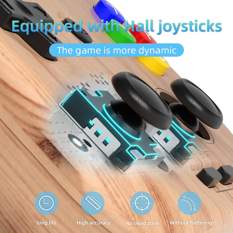 ANBERNIC  RG405V 4+128G 7000+ Games Handheld Game Console 4-Inch IPS Screen Android 12 System T618 64-Bit Game Player(Wood Grain) - B5