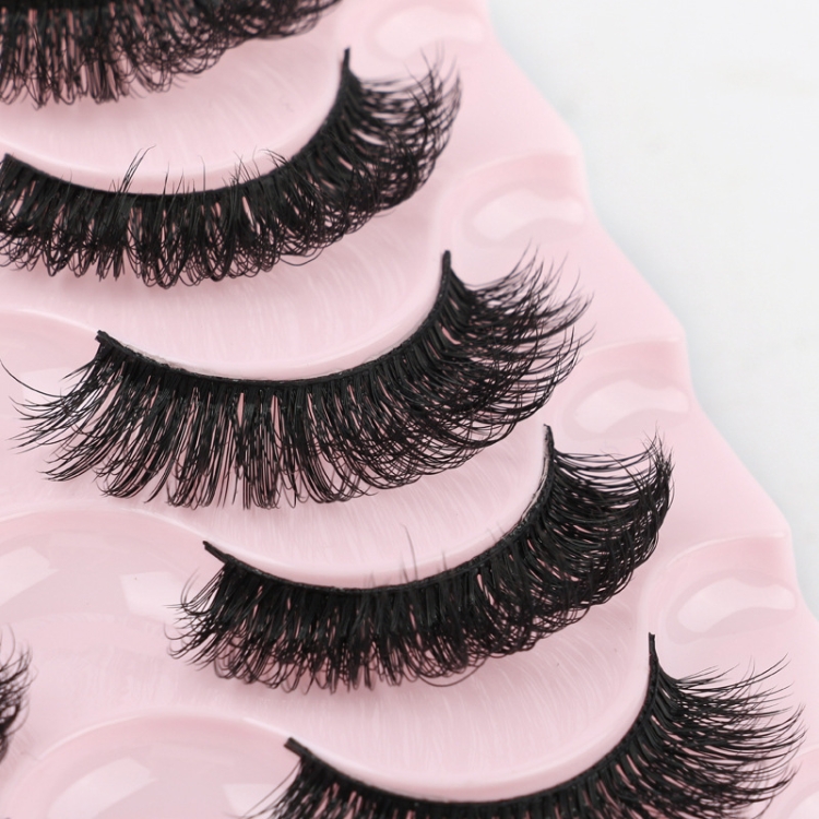 Faux Cils 3D Effet Volume Style Vison - Lot De 10 Paires MYTEX-SHOP