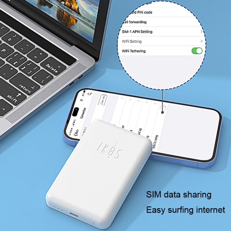IKOS K6 For IPhone / IPad Dual Sim Dual Standby Adapter(White) IKOS K6 For IPhone / IPad Dual Sim Dual Standby Adapter(White)