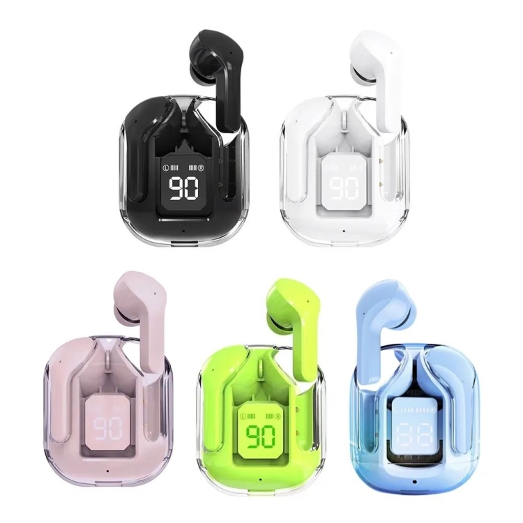 Air31 Transparent Bluetooth Earphones Wireless Noise Reduction Low Latency Sports Headset(Pink) Air31 Transparent Bluetooth Earphones Wireless Noise Reduction Low Latency Sports Headset(Pink)