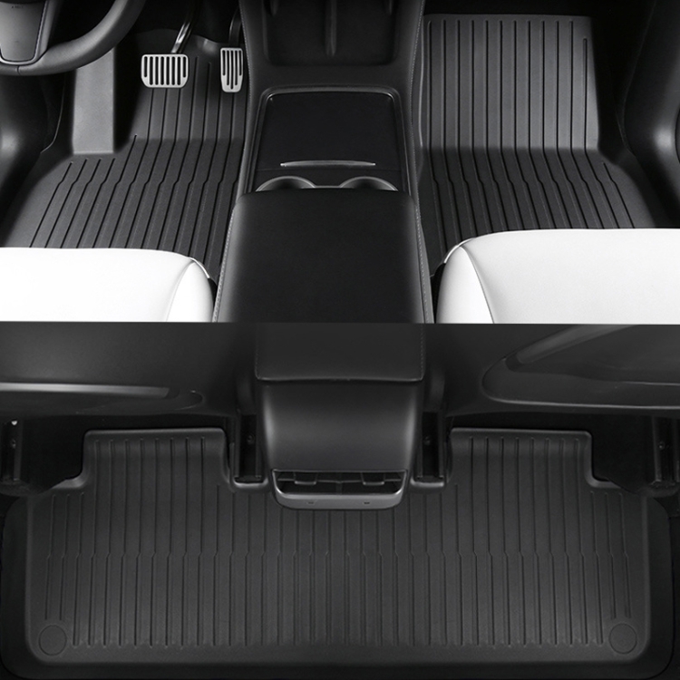 3 teile/satz Für Tesla Modell 3 TPE Injektion Auto Fußmatten Innen