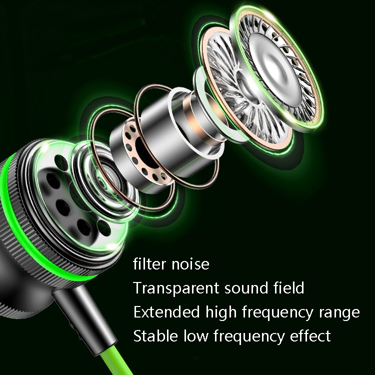 TS6600A 3.55mm Round Hole In-Ear Heavy Bass In-Line Gaming Earphones TS6600A 3.55mm Round Hole In-Ear Heavy Bass In-Line Gaming Earphones