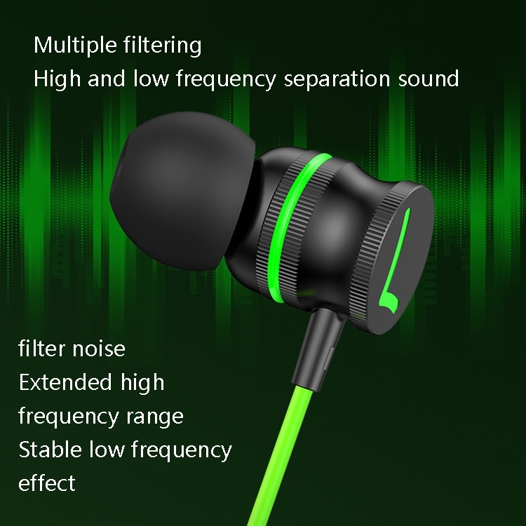 TS6600A 3.55mm Round Hole In-Ear Heavy Bass In-Line Gaming Earphones TS6600A 3.55mm Round Hole In-Ear Heavy Bass In-Line Gaming Earphones