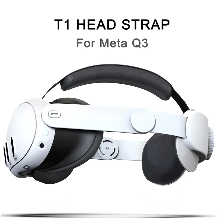 For Meta Quest 3 VR Headset Battery Charging Head Strap Smart Head Strap  Access