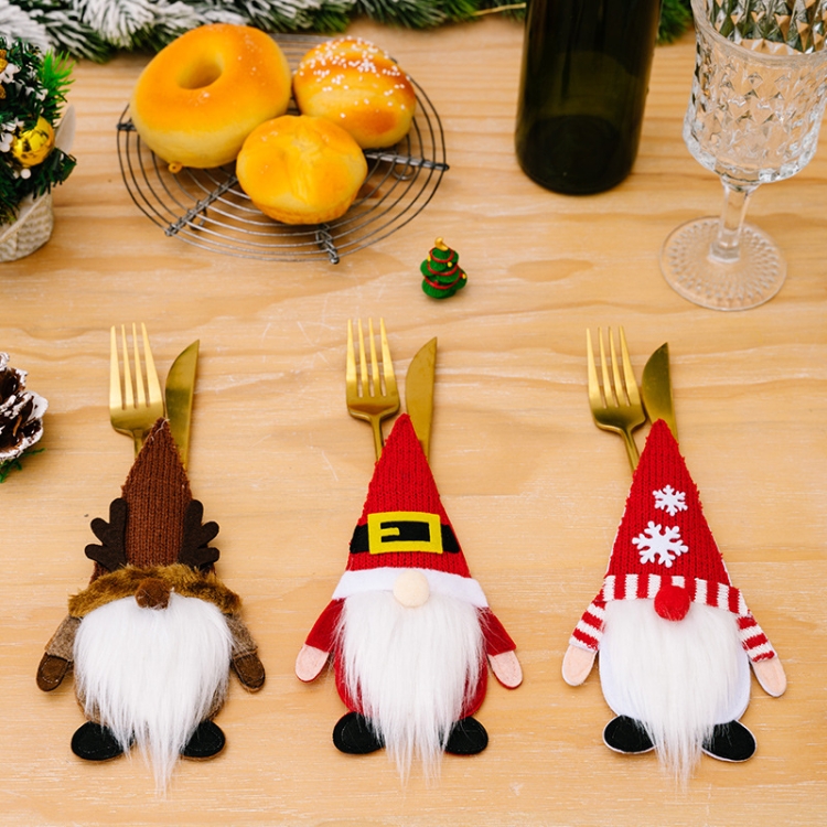 Puntelli per la decorazione della tavola di Natale Copertura