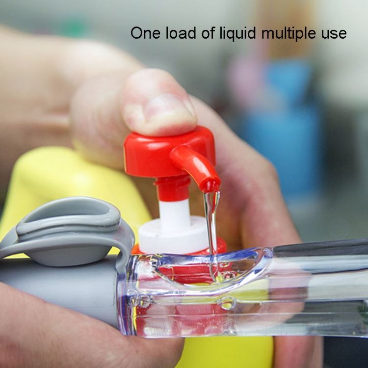 Kitchen Long Handle Automatic Liquid Filling Non-Stick Pan Scrubber Brush Cleaning Brush, Style: Brush - B6