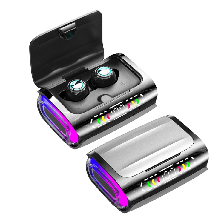 Color Screen Digital Display Bluetooth Earphones In-Ear Wireless Gaming Earphones(Black) Color Screen Digital Display Bluetooth Earphones In-Ear Wireless Gaming Earphones(Black)