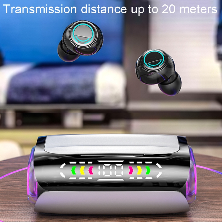 Color Screen Digital Display Bluetooth Earphones In-Ear Wireless Gaming Earphones(Black) Color Screen Digital Display Bluetooth Earphones In-Ear Wireless Gaming Earphones(Black)
