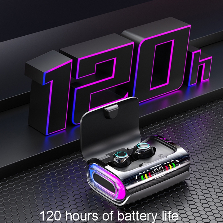 Color Screen Digital Display Bluetooth Earphones In-Ear Wireless Gaming Earphones(Black) Color Screen Digital Display Bluetooth Earphones In-Ear Wireless Gaming Earphones(Black)