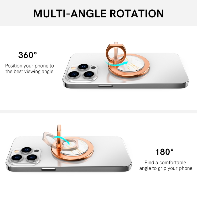 AhaStyle DD-01 Magsafe Aluminum Alloy Magnetic Suction Support Desktop Storage Base For IPhone 12/13/14/15 Series(Marble White) AhaStyle DD-01 Magsafe Aluminum Alloy Magnetic Suction Support Desktop Storage Base For IPhone 12/13/14/15 Series(Marble White)
