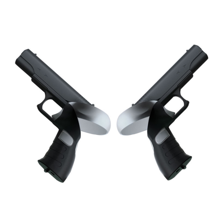 Para Oculus Quest 2 VR iplay Controller Shooting Game Grip (negro) - B1