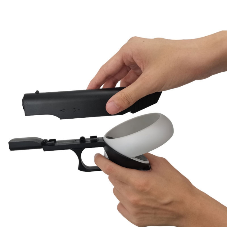Para Oculus Quest 2 VR iplay Controller Shooting Game Grip (negro) - B3