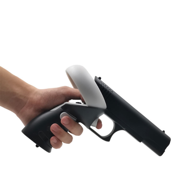 Para Oculus Quest 2 VR iplay Controller Shooting Game Grip (negro) - B4