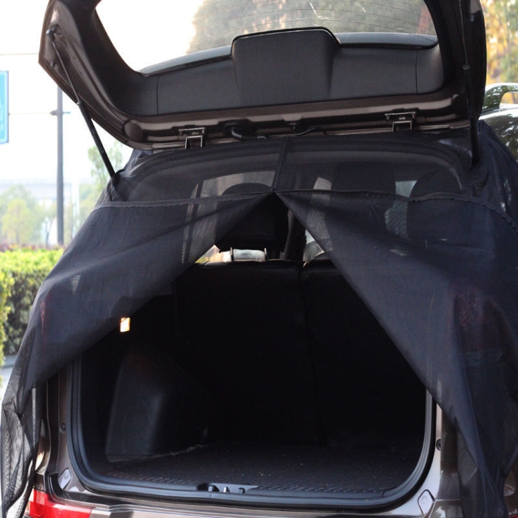 L 162 x 150cm Car Tailgate Anti-Mosquito And Insect Screens Trunk Magnetic  Sunscreen Mosquito Net