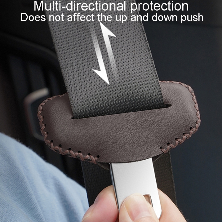 Für BMW 1 Paar Sicherheitsgurt-Einsatzschutz  Stoßstangengurtfutter-Dekoration (schwarz)