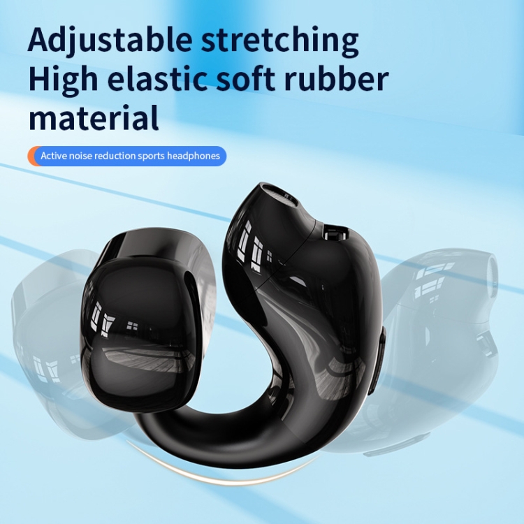 Clip-On Single Ear Bluetooth Earphone Wireless Earphone For Sports And Gaming, Packing: Box(Black) Clip-On Single Ear Bluetooth Earphone Wireless Earphone For Sports And Gaming, Packing: Box(Black)