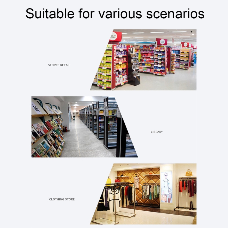 Escáner de código de barras portátil con cable de pago con código QR de plataforma de escaneo de cajero de supermercado (DW158) - B6