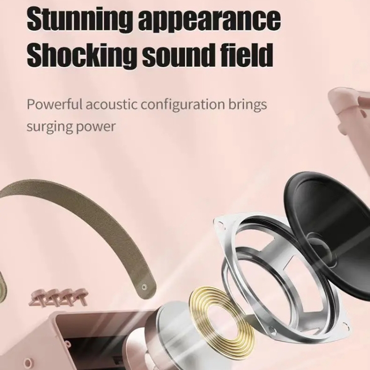 Portable Bluetooth Speaker Home Mini Karaoke Audio, Style: Microphone+Speaker(Light Yellow) Portable Bluetooth Speaker Home Mini Karaoke Audio, Style: Microphone+Speaker(Light Yellow)