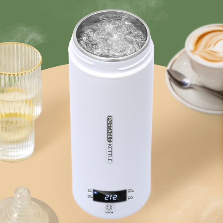 300W 500ml Electric Heating Water Cup Smart Boiling Kettle Temperature  Control Kettle, Spec: SUS304 UK Plug