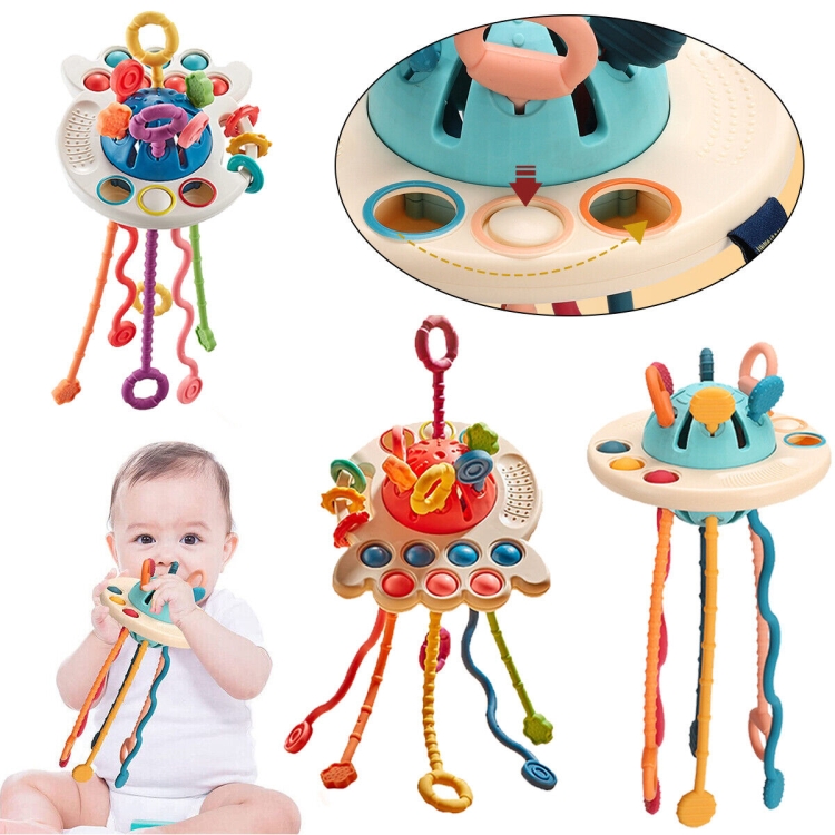 Puzzle pour bébé, jouets amusants de pompage des doigts, jouets d