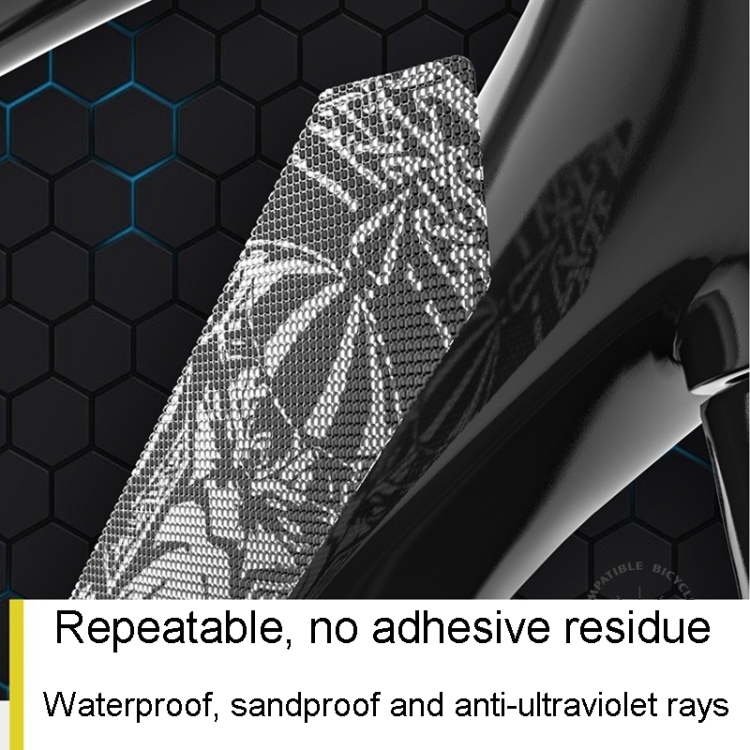 ENLEE-Protecteur de cadre de vélo 3D anti-rayures, autocollant
