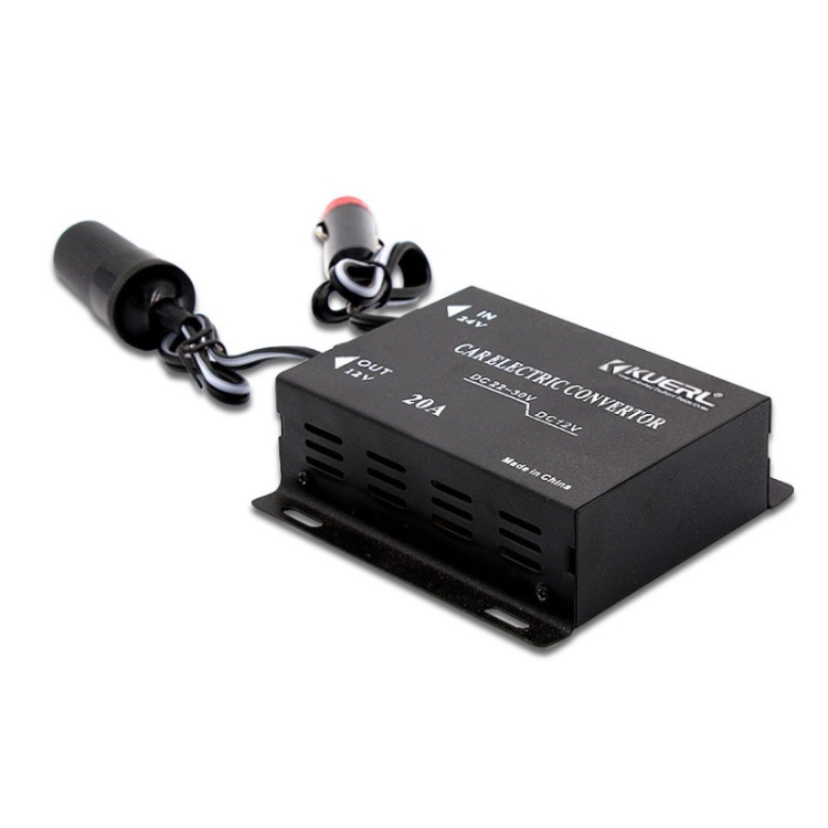 can you power a subwoofer from a cigarette lighter Car Audio Subwoofer Modification Cigarette Lighter Plug Power Converter  Buck, Model: 24V-12V 20A