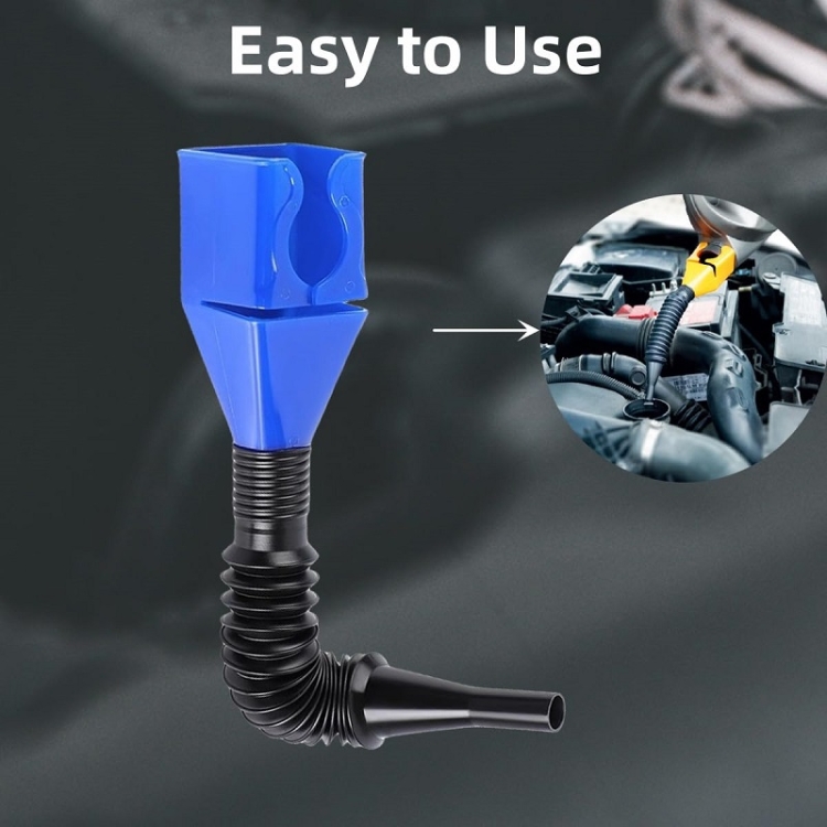 2Pcs Flexible Draining Tool Snap Funnel Wide Mouth Refueling Funnel Portable Buckle Funnel Universal Buckle Funnel Easy To Use Liquid Transfer Tool