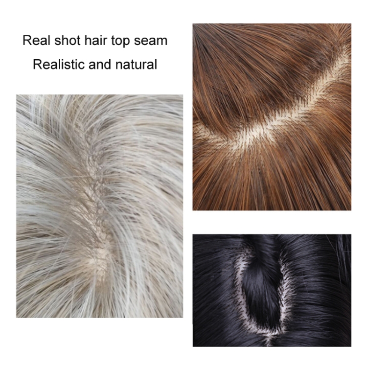 Gradient Long Straight Hair Chemical Fiber High Temperature Silk Wig ...