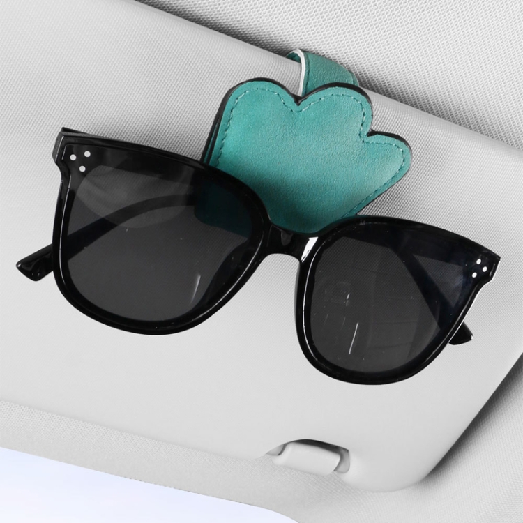 Porte-lunettes pour pare-soleil automobile, visière de voiture, lunettes de  soleil et organisateur de billets (noir)