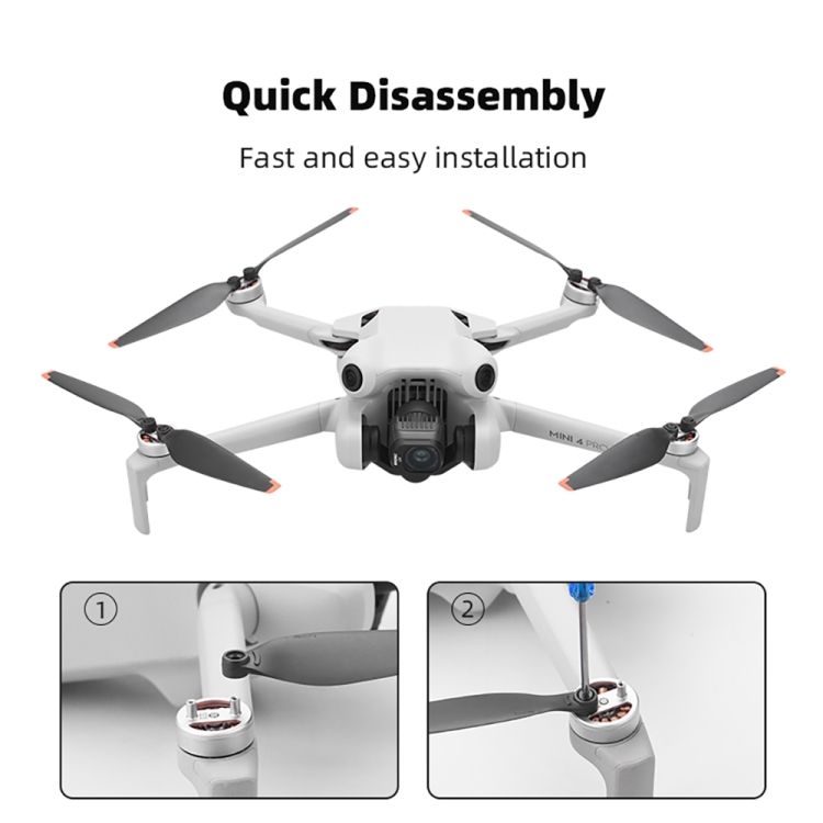 Para DJI Mini 4 Pro 2 pares de palas de hélice de Drone 6030F