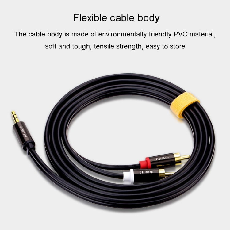 Cavo Audio Stereo | Maschio da 3,5 mm - Femmina da 3,5 mm | 2.0 m | Nero Cavo Audio Stereo | Maschio da 3,5 mm - Femmina da 3,5 mm | 2.0 m | Nero