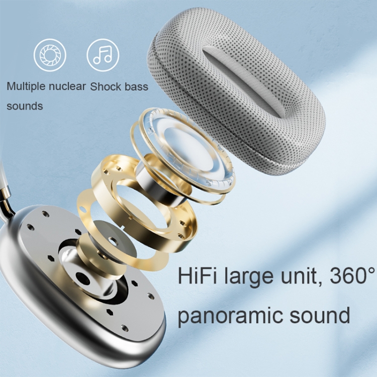 P9 Pro Max HiFi Sound Effect Noise Reduction Wireless Bluetooth Headset(Black) P9 Pro Max HiFi Sound Effect Noise Reduction Wireless Bluetooth Headset(Black)