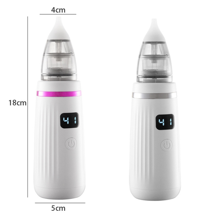 Aspiratore nasale elettrico per pulizia del moccio di bambino con ricarica  USB (bianco viola)