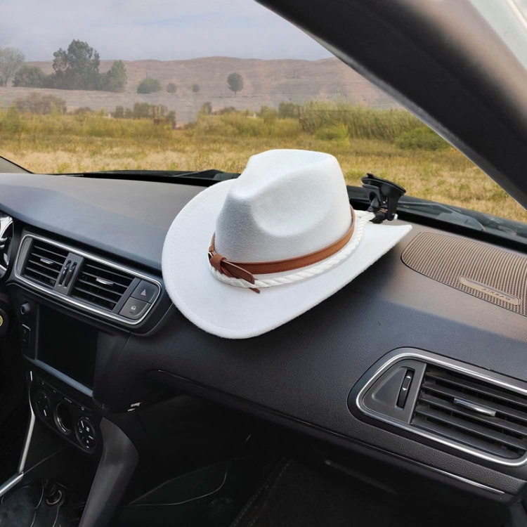 Car Cowboy Hat Rack Home Door Rear Hat Hook Holder, Color: Gray