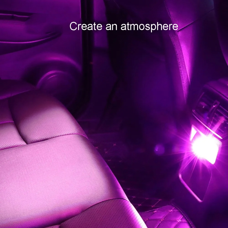 Lumière ambiante USB modèle diamant de voiture, lumières décoratives LED  Plug And Play sans Charge (lumière blanche)