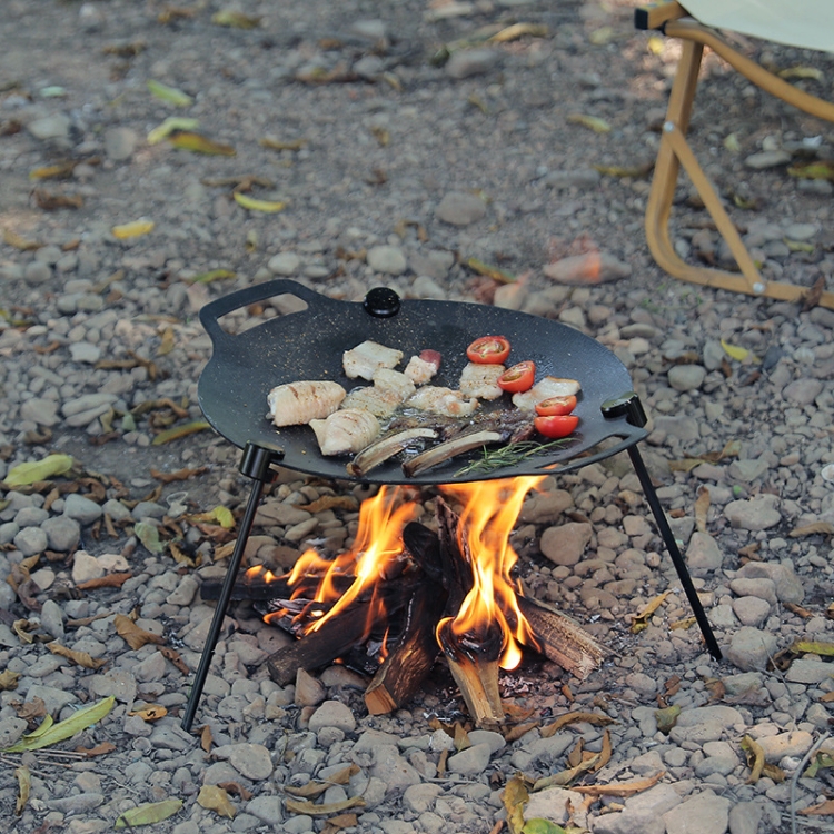 Acquista Treppiede per stufa a gas staccabile in lega di alluminio Staffa  per stufe a gas portatile Supporto per forno da esterno