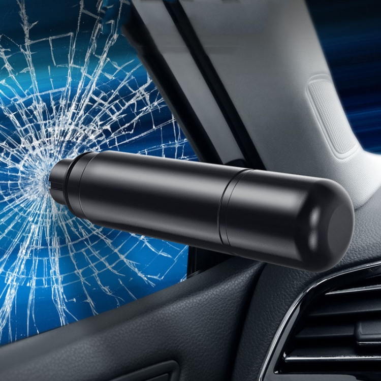 Auto Notfall lebensrettender Sicherheitshammer Multifunktionaler schneller  Fensterbrecher für Fahrzeug 2 in 1 (Silber)