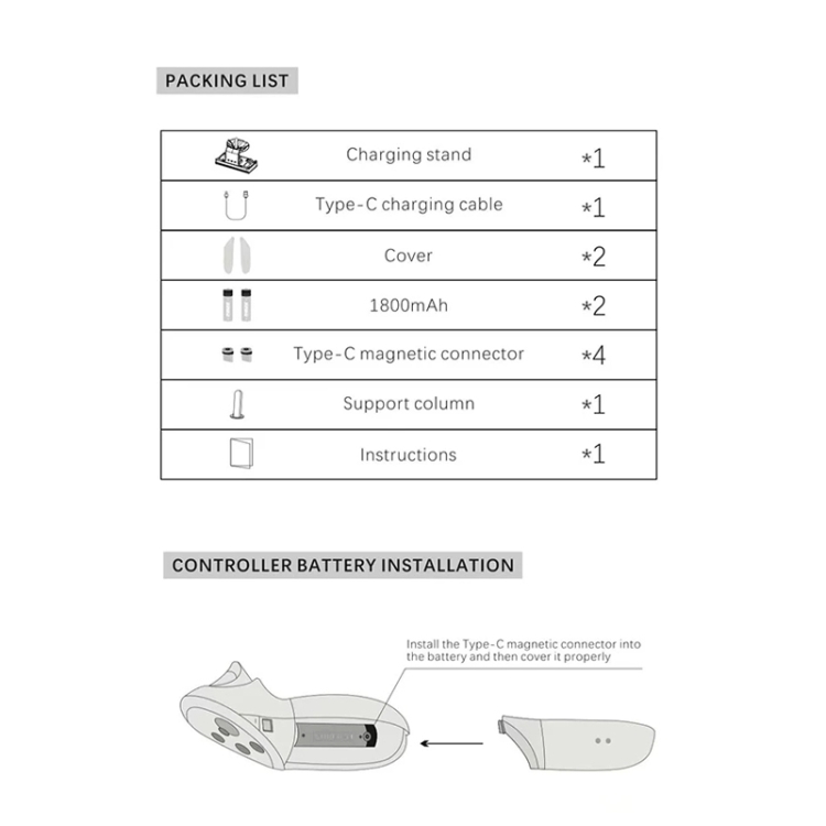 Para la base de carga de auriculares Meta Quest 3 con luces deslumbrantes Soporte de carga VR Grip (blanco) - B4
