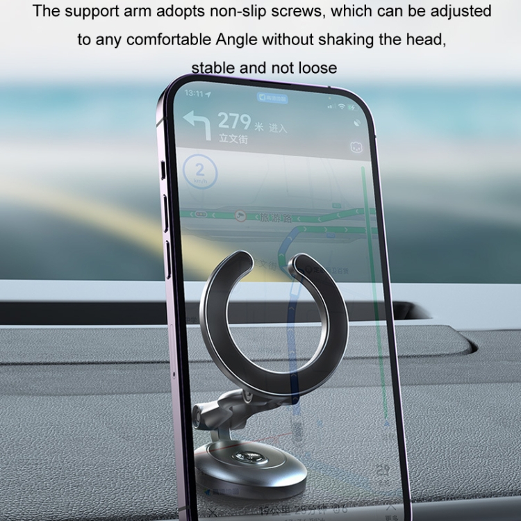 Metal Magsafe Magnetic Mobile Phone Folding Holder(Pearl Black) Metal Magsafe Magnetic Mobile Phone Folding Holder(Pearl Black)