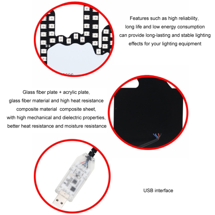 Luce interattiva per dita per auto, avvertimento multifunzione, luce anti- collisione posteriore (mano a forbice)